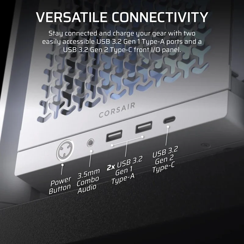 Corsair FRAME 4000D RS ARGB E-ATX Vidro Temperado - Image 7