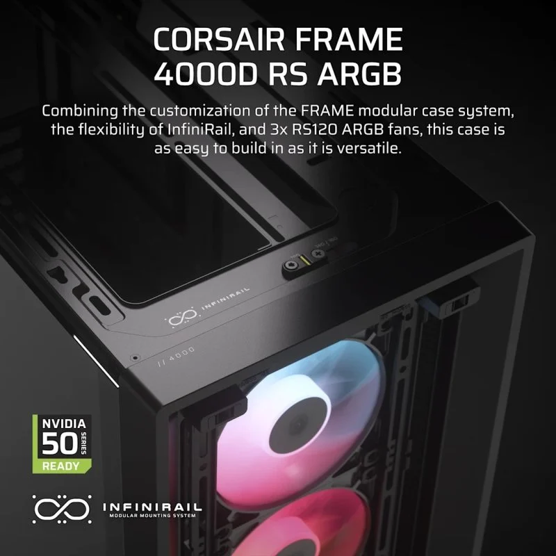 Corsair FRAME 4000D RS ARGB Semi Torre E-ATX - Image 2