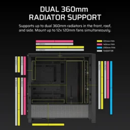Corsair FRAME 4000D RS ARGB Semi Torre E-ATX - Thumbnail Image 6
