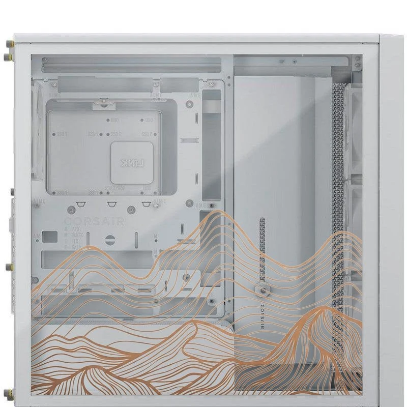 Corsair FRAME 4000D Wood RS Branco Carvalho Dune Edition - Image 5