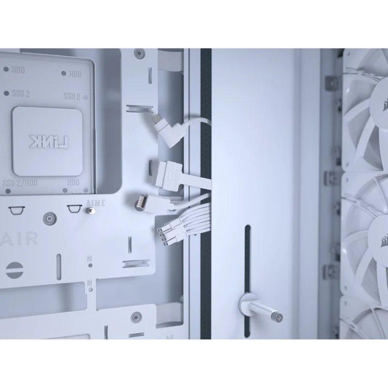 Corsair FRAME 4000D Wood RS Branco Carvalho Dune Edition - Image 8