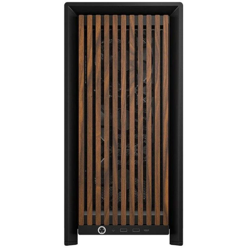 Corsair FRAME 4000D WOOD RS Madeira Nogueira Preto - Image 2