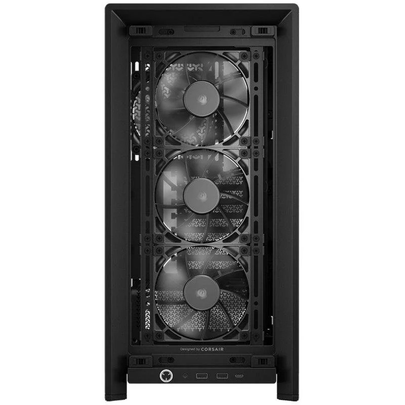 Corsair FRAME 4000D WOOD RS Madeira Nogueira Preto - Image 3