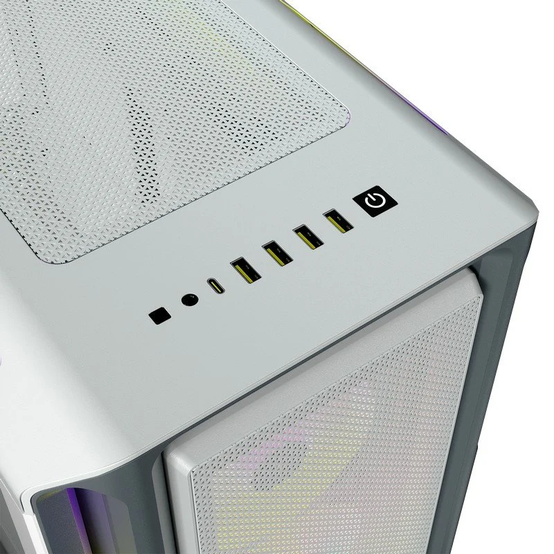 Corsair iCUE 5000T RGB Vidro Temperado USB 3.0 Branca - Image 7