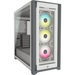 Corsair iCUE 5000X RGB Vidro Temperado USB 3.0 Branca - Thumbnail Image 1