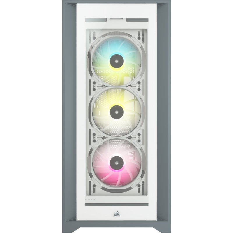 Corsair iCUE 5000X RGB Vidro Temperado USB 3.0 Branca - Image 2