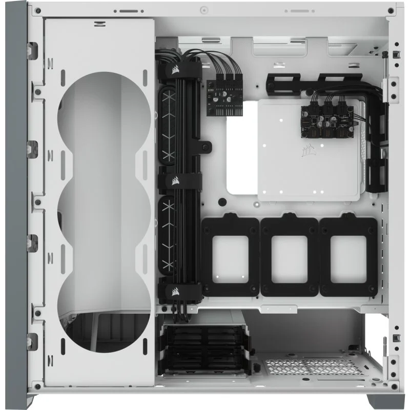 Corsair iCUE 5000X RGB Vidro Temperado USB 3.0 Branca - Image 4