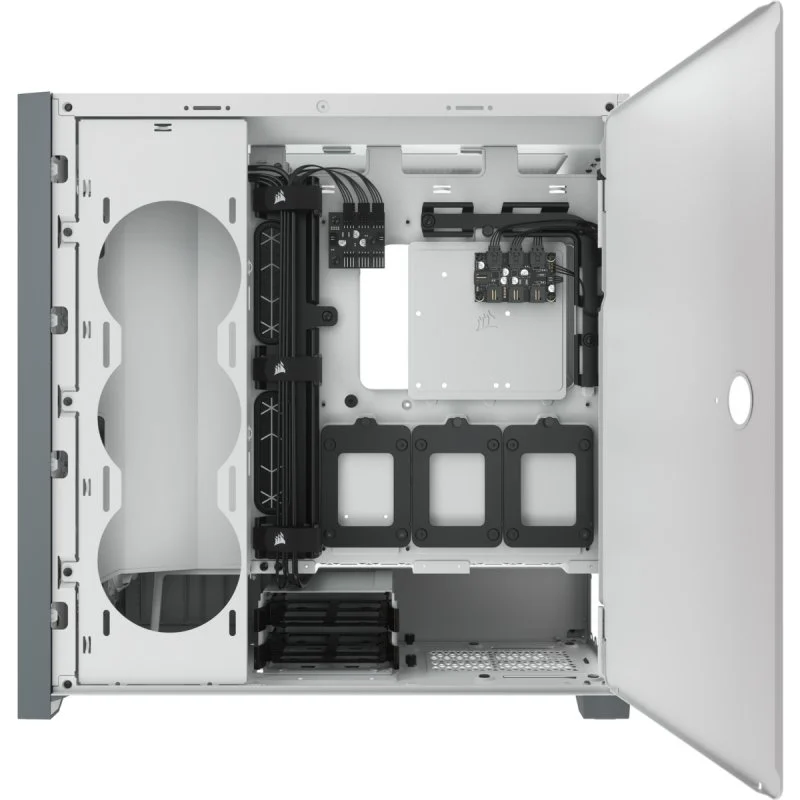 Corsair iCUE 5000X RGB Vidro Temperado USB 3.0 Branca - Image 7