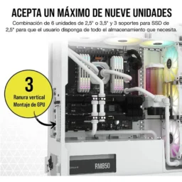 Corsair iCUE 7000X RGB Vidro Temperado USB 3.0 Branca - Thumbnail Image 7