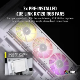 Corsair iCUE LINK 3500X RGB Semi Torre Vidro Temperado - Thumbnail Image 6