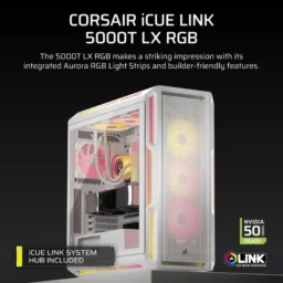 Corsair iCUE LINK 5000T LX RGB Mid Tower E-ATX - Thumbnail Image 2