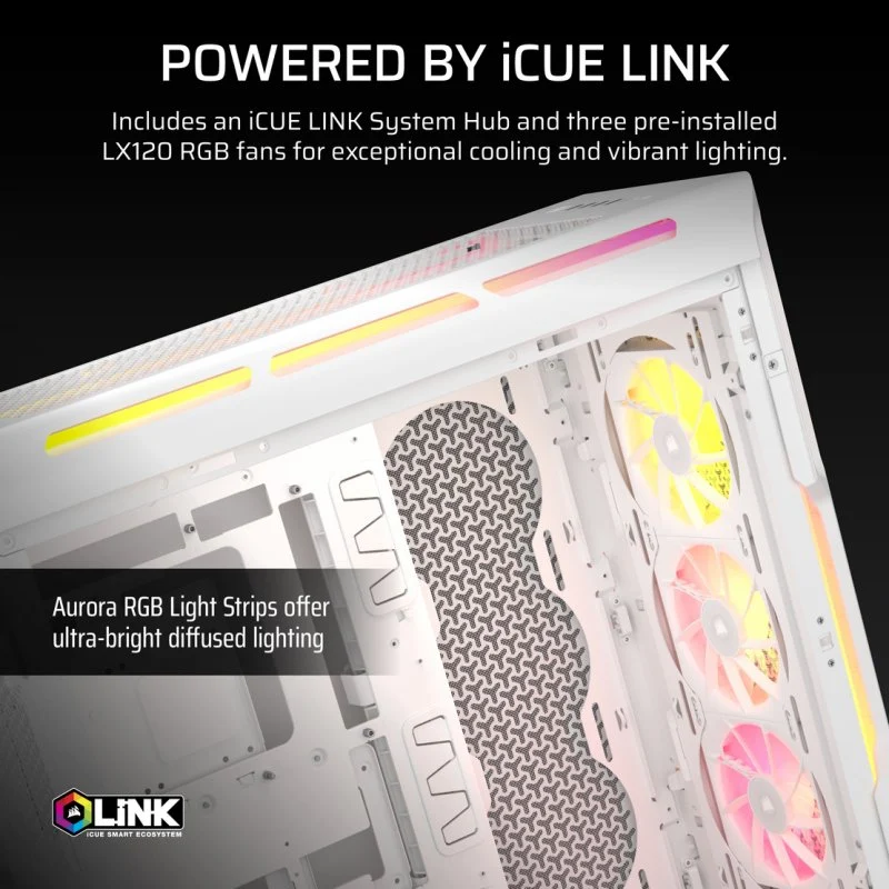 Corsair iCUE LINK 5000T LX RGB Mid Tower E-ATX - Image 3