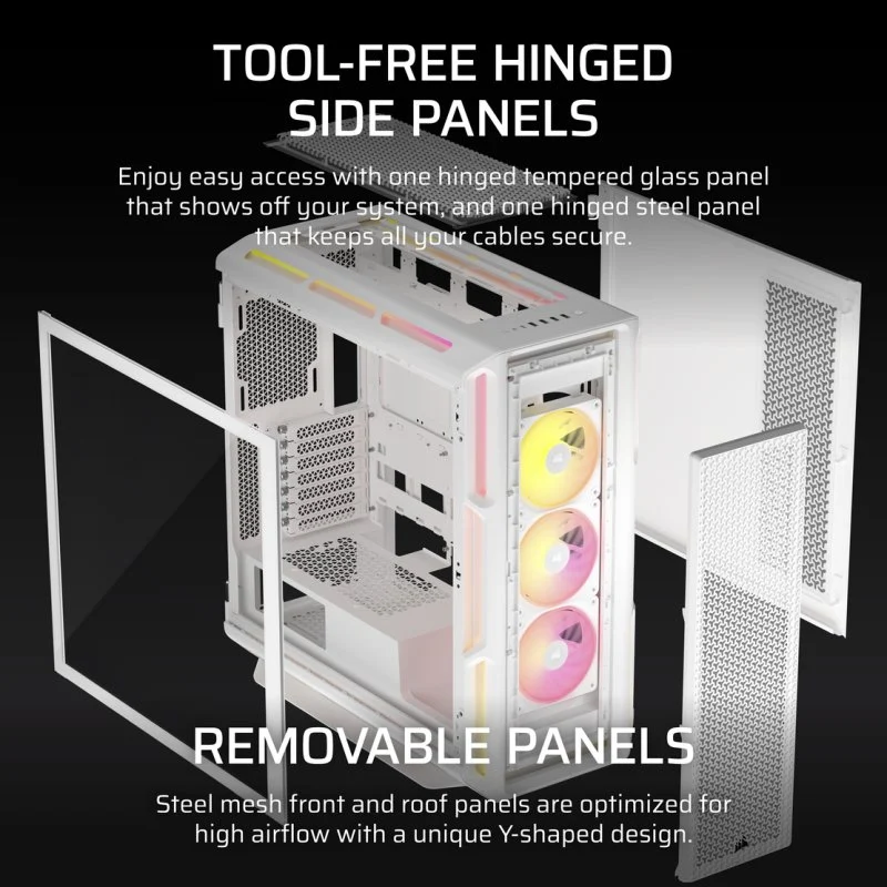 Corsair iCUE LINK 5000T LX RGB Mid Tower E-ATX - Image 8