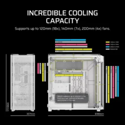 Corsair iCUE LINK 9000D RGB AIRFLOW Full Tower ATX - Thumbnail Image 4