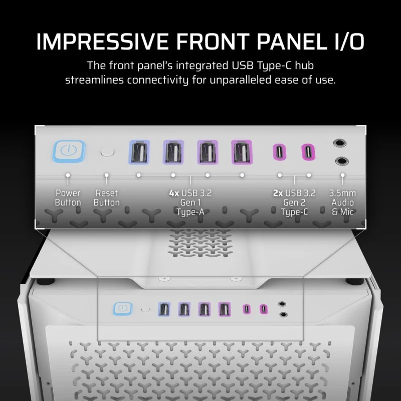 Corsair iCUE LINK 9000D RGB AIRFLOW Full Tower ATX - Image 8