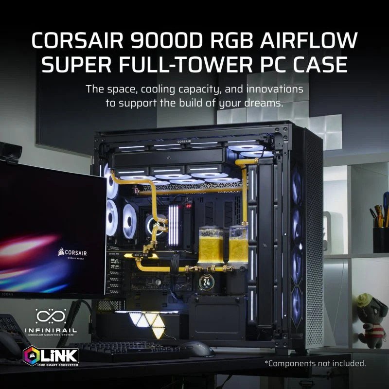 Corsair iCUE LINK 9000D RGB AIRFLOW Full Tower ATX - Image 2