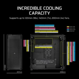 Corsair iCUE LINK 9000D RGB AIRFLOW Full Tower ATX - Thumbnail Image 4