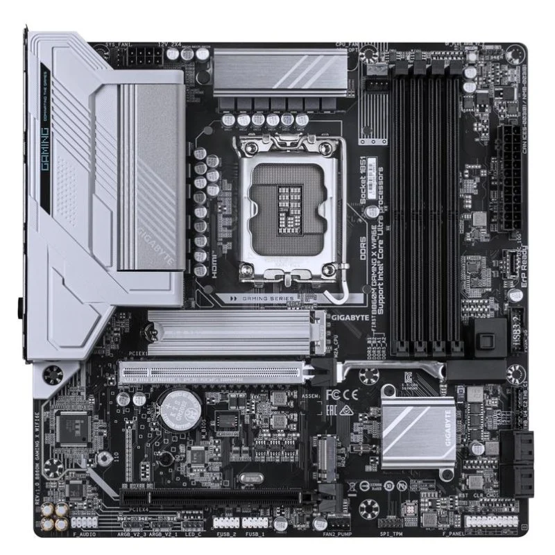 Gigabyte B860M GAMING X LGA1851 DDR5 WiFi RAID 256GB - Image 2