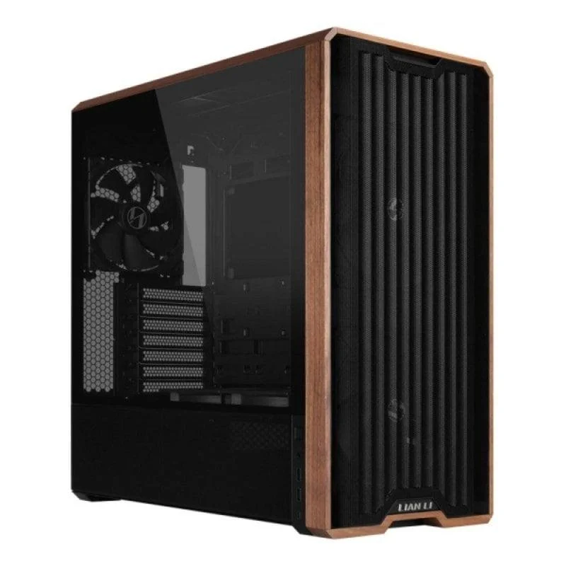 Li Lancool LAN217X Preta Madeira ATX Aço Midi Tower USB 3.2 - Image 1