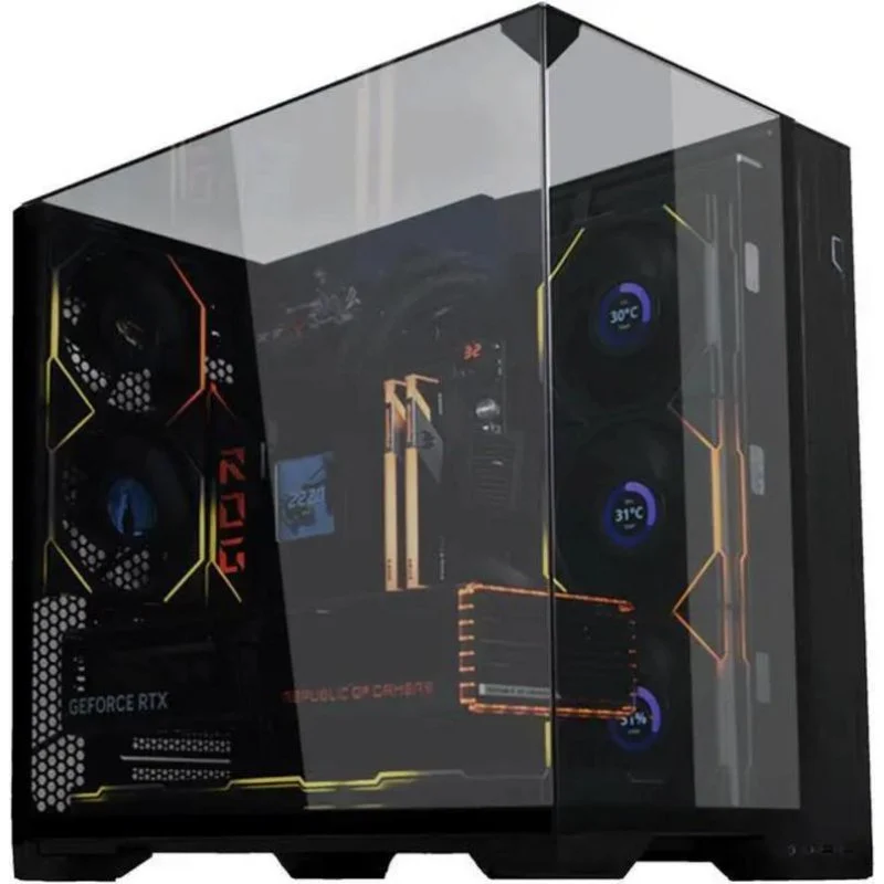 Lian Li O11 Vision Compact Preta ATX EATX Vidro Temperado - Image 5