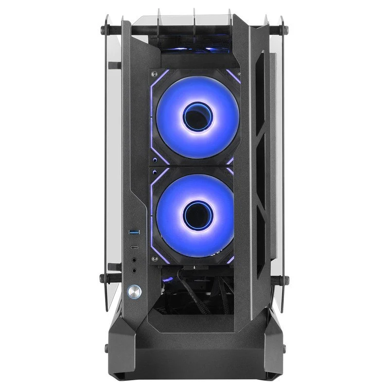 Mars Gaming MC-Edge ATX Open Air USB-C e USB 3.0 Preta - Image 3