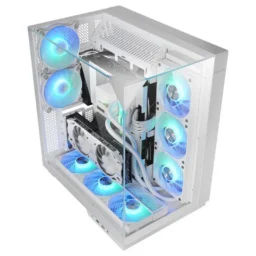 Mars Gaming MC-3GF Torre ATX ARGB 120mm e USB-C Branca - Thumbnail Image 2