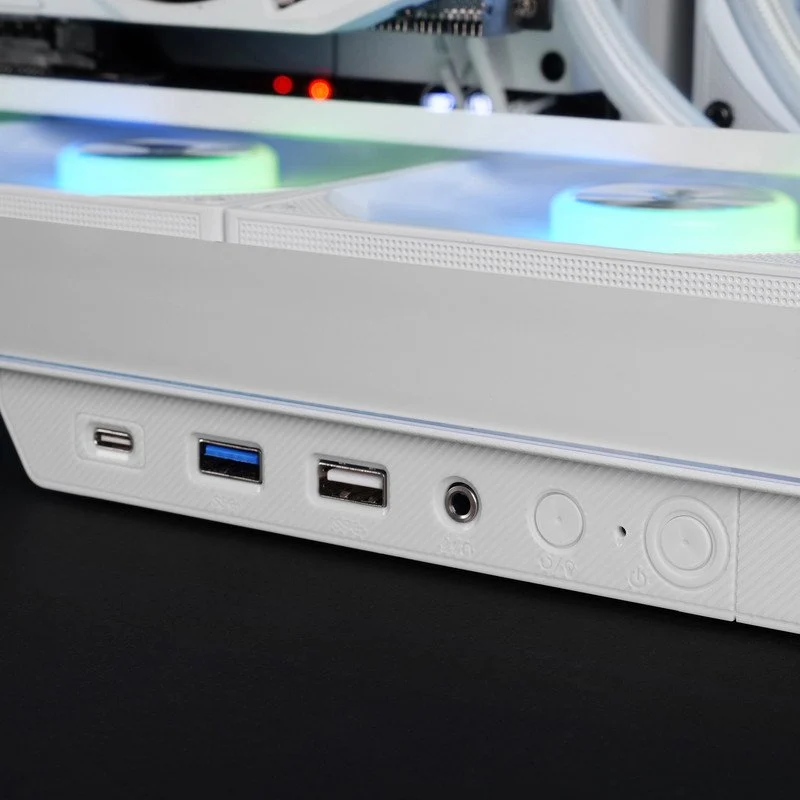 Mars Gaming MC-3GF Torre ATX ARGB 120mm e USB-C Branca - Image 4