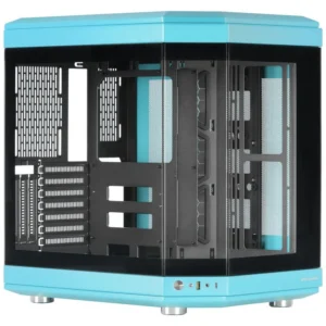 Mars Gaming MC-3T Semitorre ATX  3x Slots PCI Verticais Azul