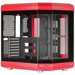 Mars Gaming MC-3T SemitorreATX 3xSlots PCI Verticais Vermelha - Thumbnail Image 1