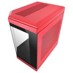 Mars Gaming MC-3T SemitorreATX 3xSlots PCI Verticais Vermelha - Thumbnail Image 3