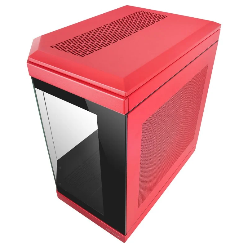 Mars Gaming MC-3T SemitorreATX 3xSlots PCI Verticais Vermelha - Image 3