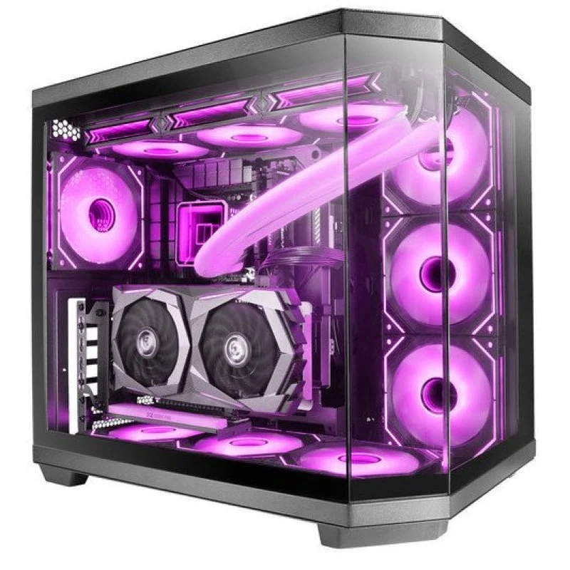 Mars Gaming MC-3TCORE Semitorre ATX USB-C Preta - Image 1