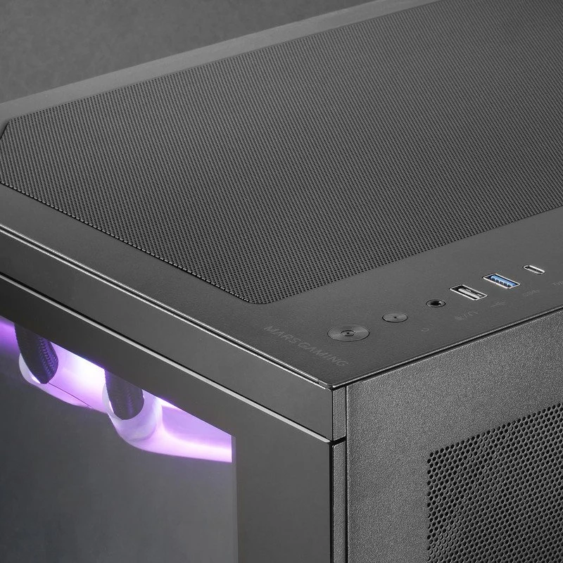 Mars Gaming MC-3TCORE Semitorre ATX USB-C Preta - Image 4