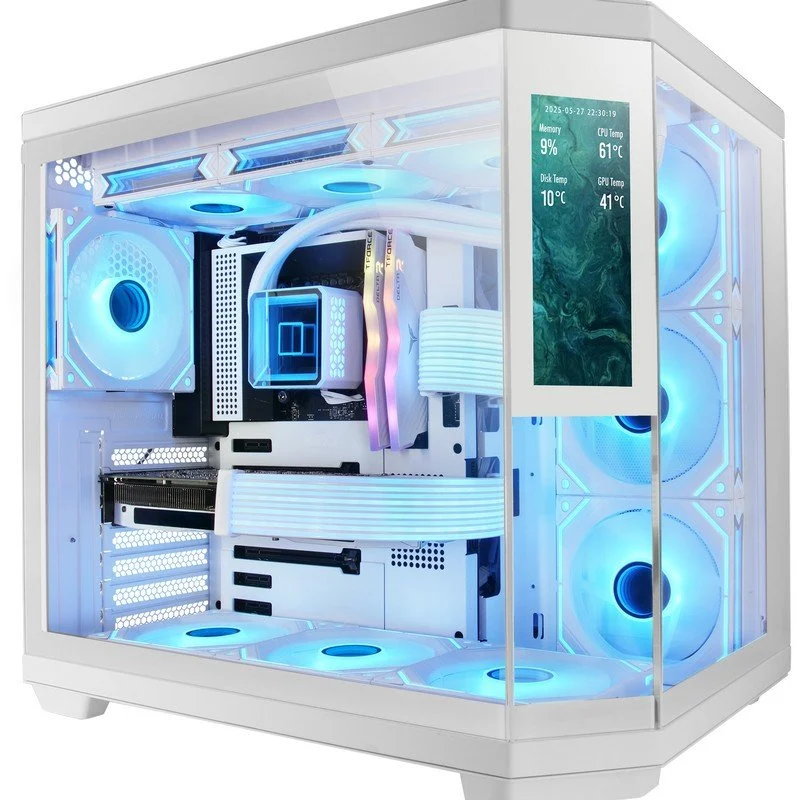 Mars Gaming MC-3TCORELCDM Micro-ATX, ecrã IPS de 7,2" - Image 1