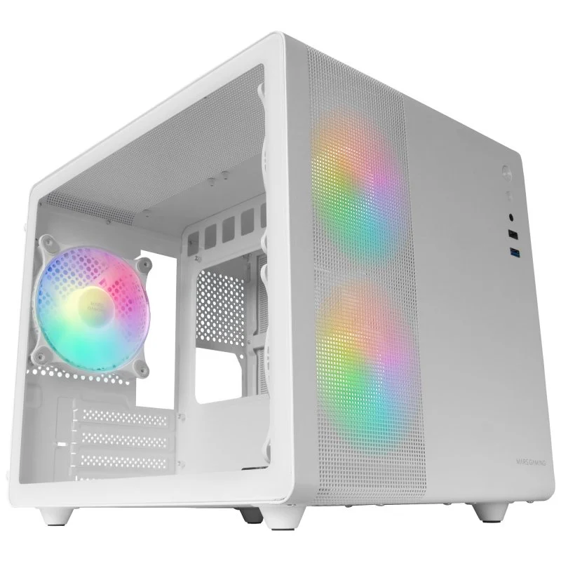 Mars Gaming MC-400 FRGB MicroATX Vidro Temperado USB 3.0 - Image 1