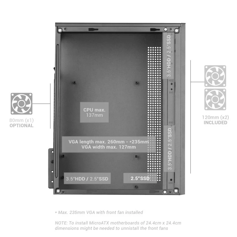 Mars Gaming MC-CORE Minitorre FRGB USB 3.0 - Image 5