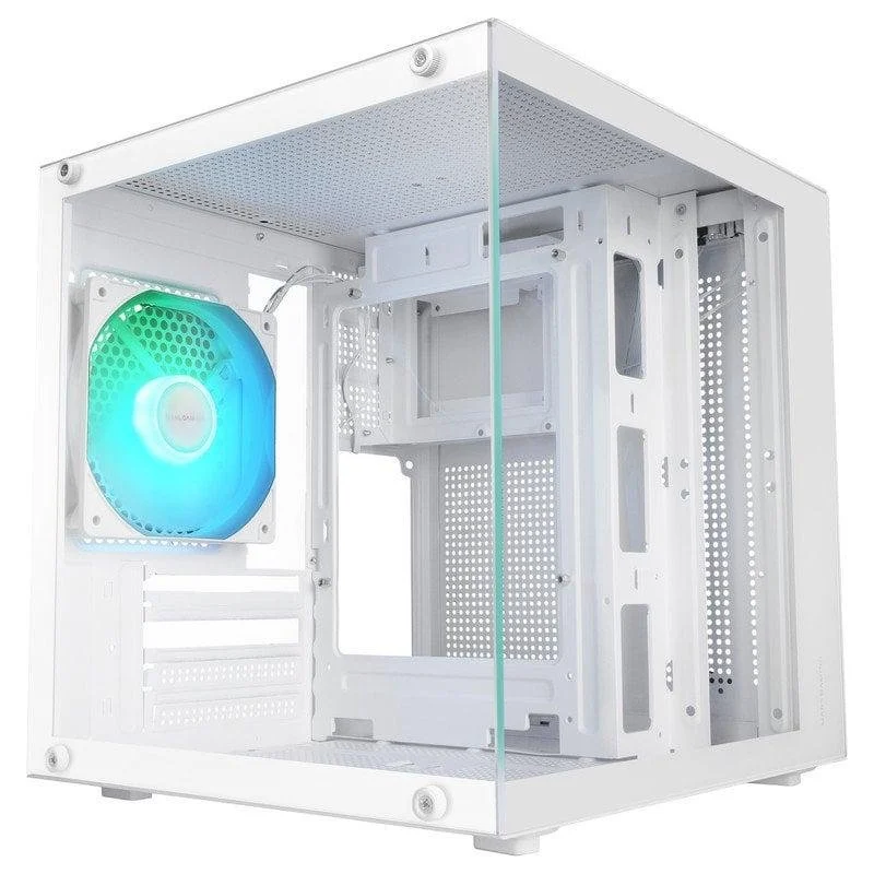 Mars Gaming Mc-cube MicroATX Cristal Templado ARGB Branca - Image 2