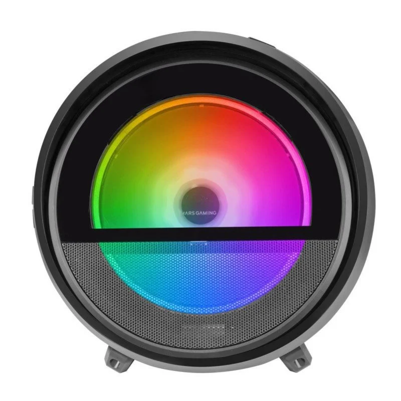 Mars Gaming MC-CYLON Caixa Micro-ATX RGB Chroma Preta - Image 2