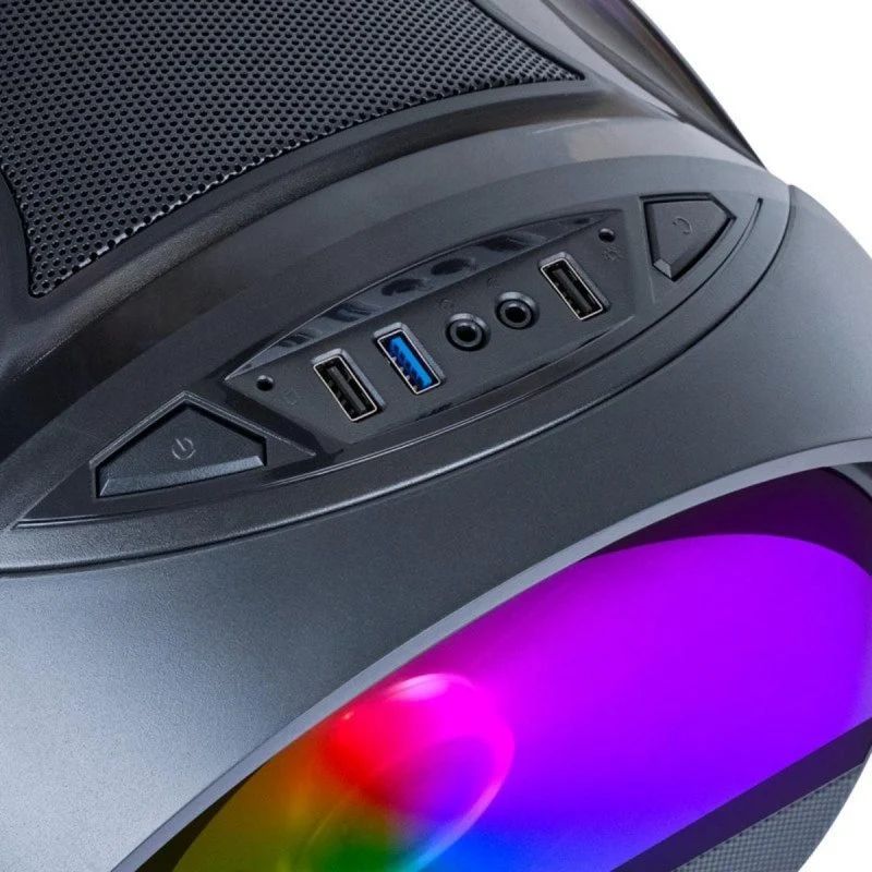 Mars Gaming MC-CYLON Caixa Micro-ATX RGB Chroma Preta - Image 3
