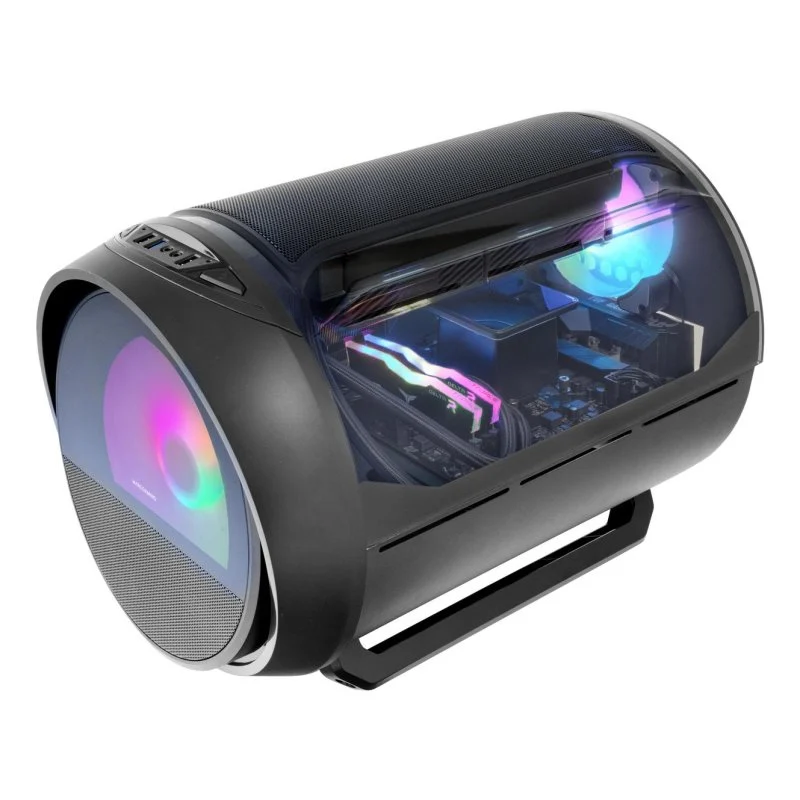 Mars Gaming MC-CYLON Caixa Micro-ATX RGB Chroma Preta - Image 7