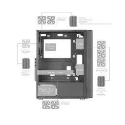 Mars Gaming MC-iPRO ATX Mesh Frontal 3D - Thumbnail Image 6