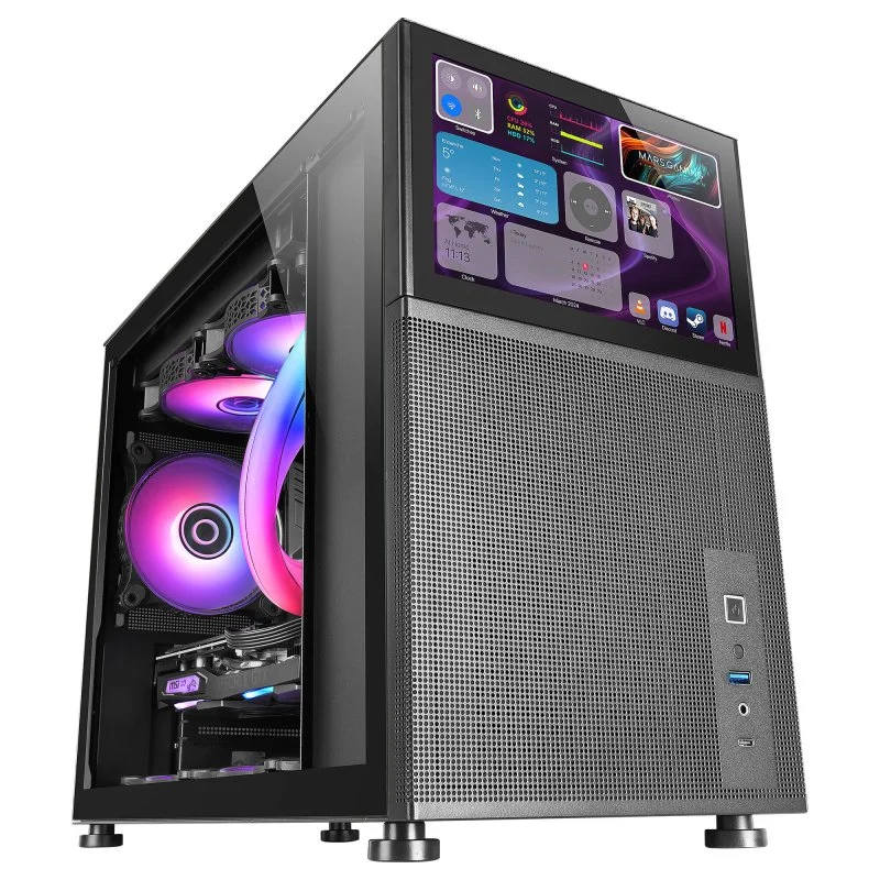 Mars Gaming MC-LCD Micro-ATX Painel LCD IPS 8" - Image 1