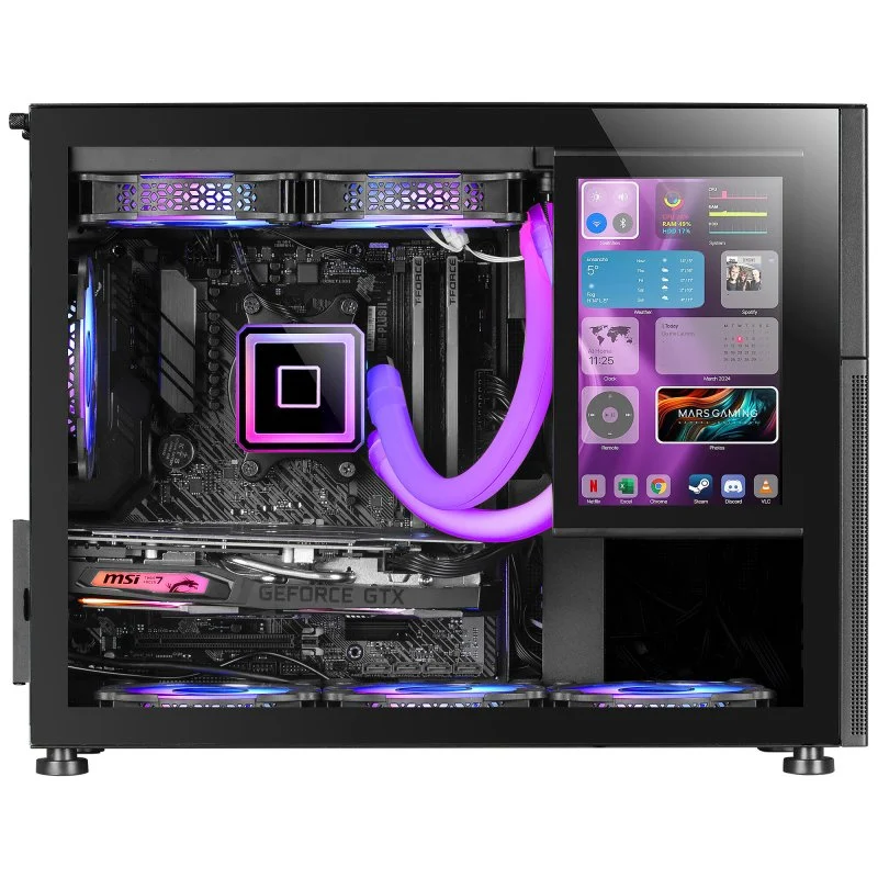 Mars Gaming MC-LCD Micro-ATX Painel LCD IPS 8" - Image 3
