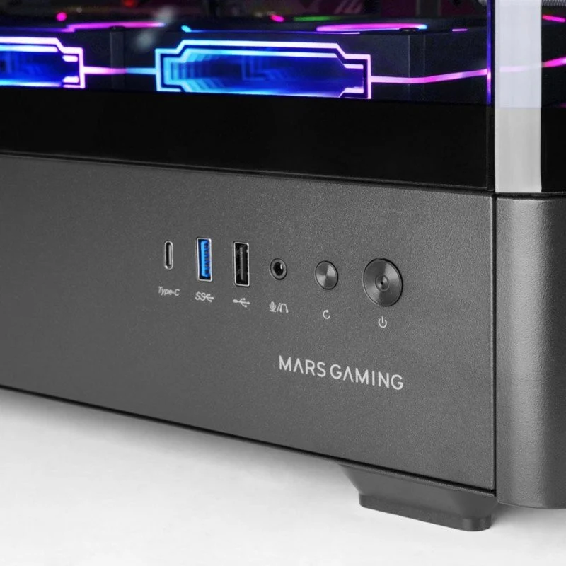 Mars Gaming MC-LCDPRO Caixa ATX Ecrã IPS 7.2" Preta - Image 4