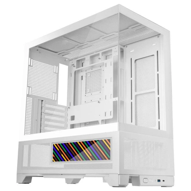 Mars Gaming MC-LCDX Caixa ATX Mesh e Ecrã IPS 9.16" Branca - Image 2