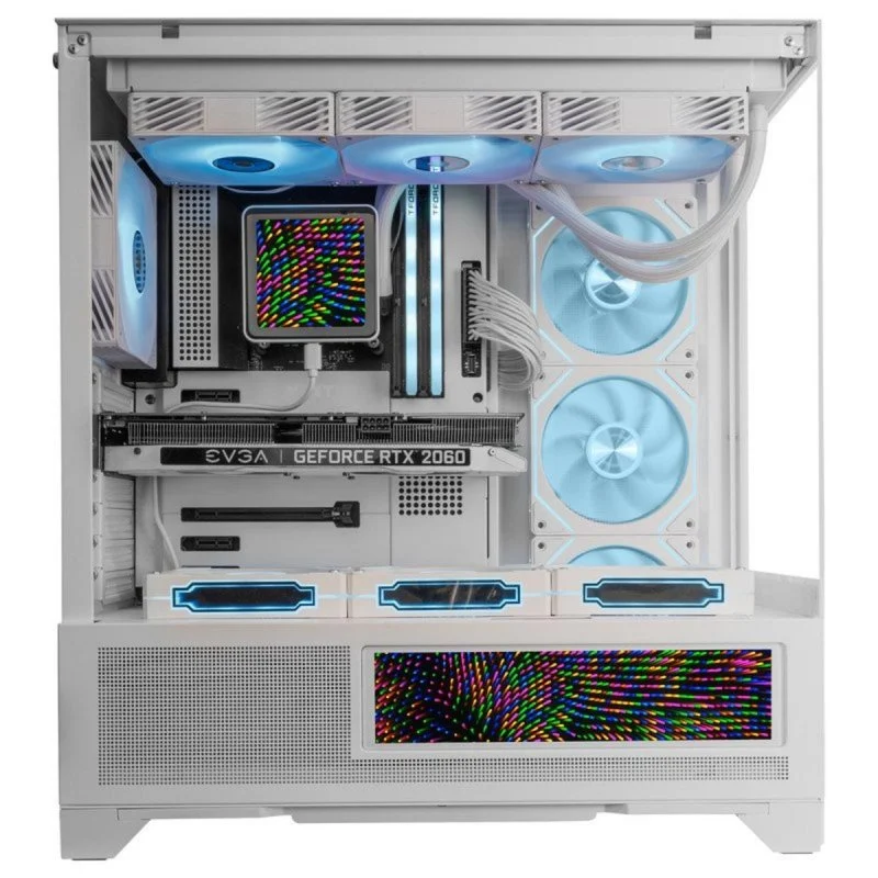Mars Gaming MC-LCDX Caixa ATX Mesh e Ecrã IPS 9.16" Branca - Image 3