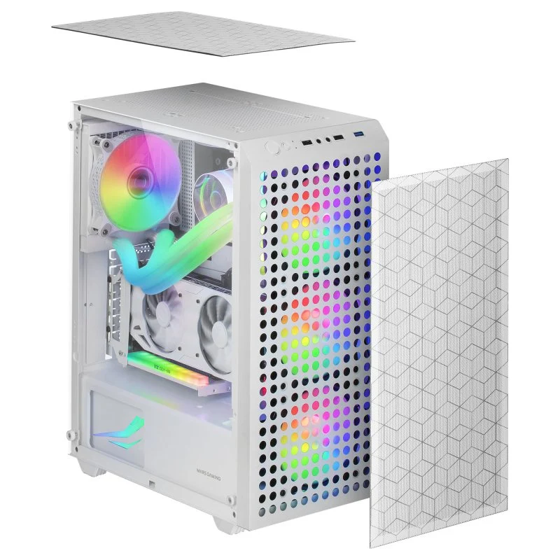 Mars Gaming MC-MAG Semitorre ATX FRGB USB 3.0 Branca - Image 6