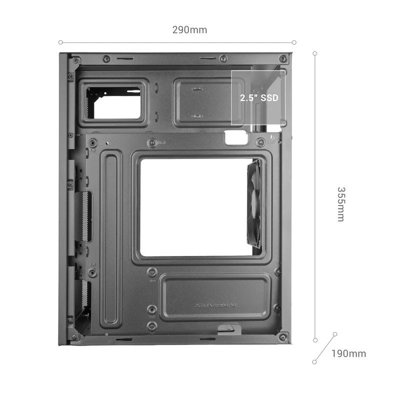 Mars Gaming MC-MESHPRO MicroATX AirMesh Pro System - Image 6