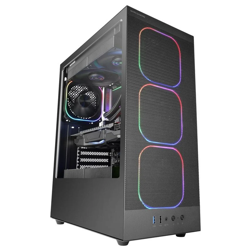 Mars Gaming MC-NEBULA ATX ARGB 120mm e Vidro Temperado - Image 3