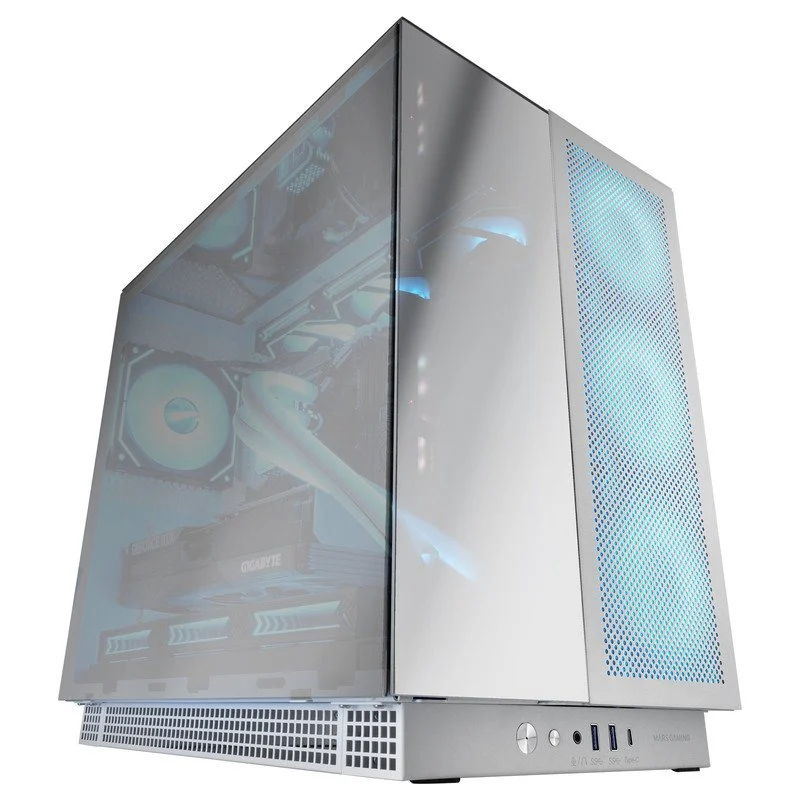 Mars Gaming MC-NOVA3 XXL E-ATX Cromado e Alumínio USB-C - Image 1